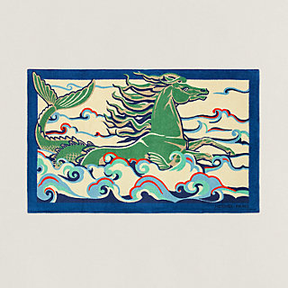 【上品で可愛い♪】HERMES ビーチタオル Cheval Marin Cheval Marin beach towel | Hermès Canada